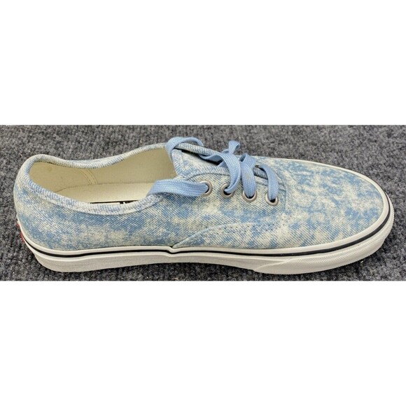 VANS Shoes Women Size 7 AUTHENTIC Denim Winter Sky Blue Canvas Low Sneaker - Picture 3 of 15
